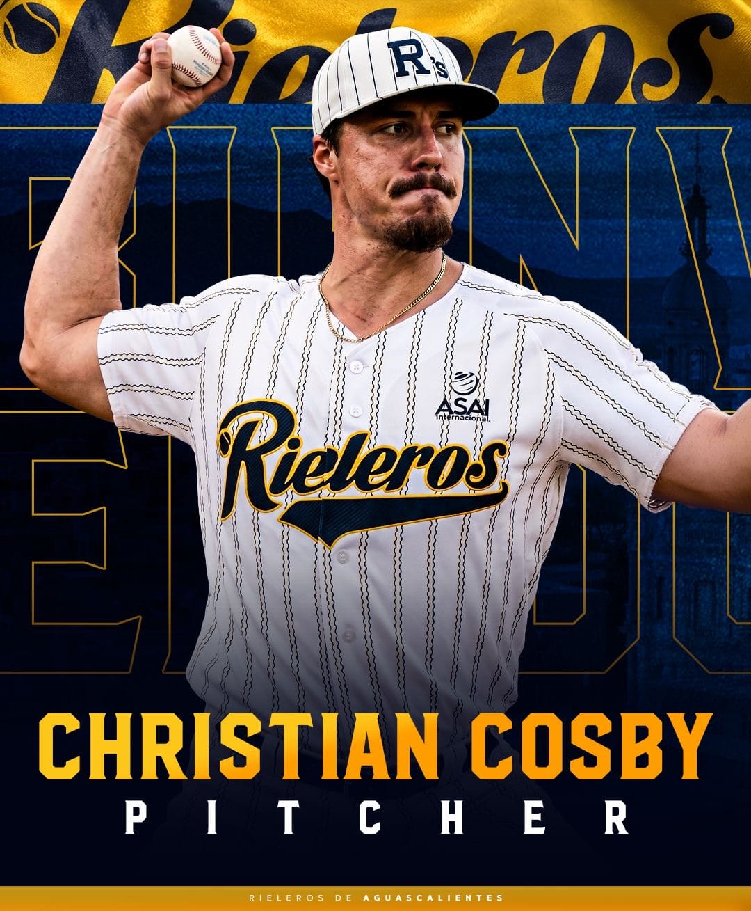 Christian Cosby fortalece el bullpen de Rieleros de Aguascalientes