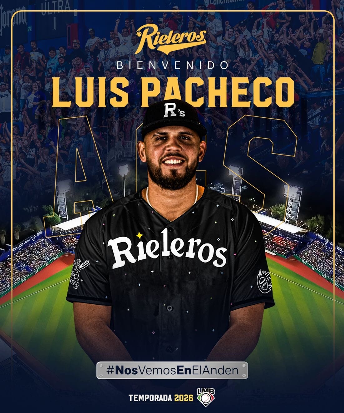 Luis Pacheco refuerza el pitcheo de Rieleros rumbo al 2026
