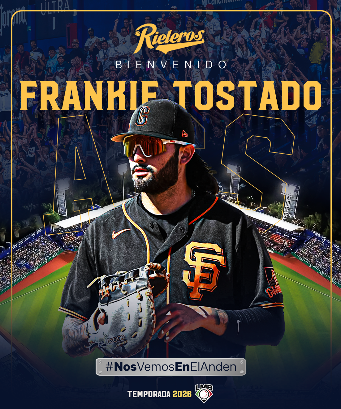 Rieleros de Aguascalientes refuerzan su roster con la llegada de Frankie Tostado