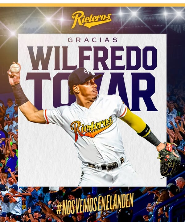 Rieleros ajusta su roster: se despide de Tovar y suma a Piñero y Vargas procedentes de Leones