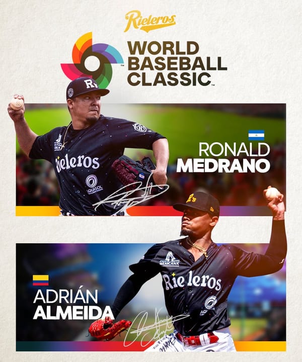Rieleros dice presente en el Clásico Mundial de Beisbol