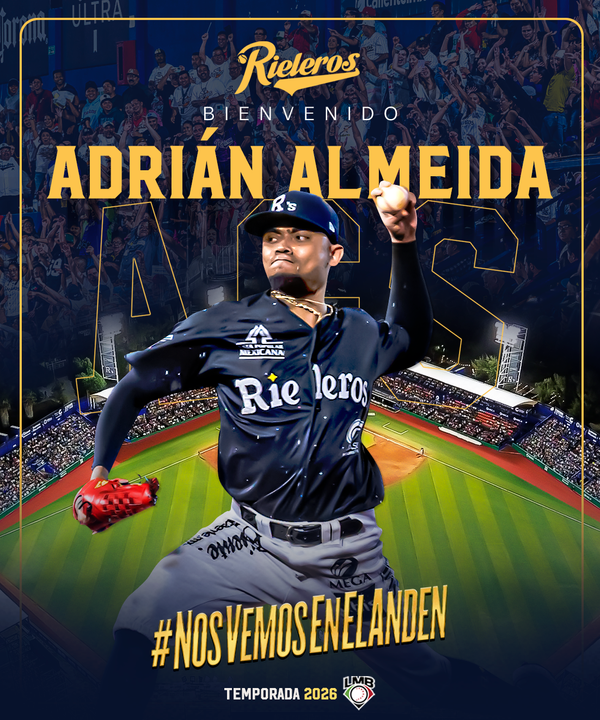 Adrián Almeida regresa al pitcheo de Rieleros y se gana un lugar con Colombia rumbo al WBC 2026