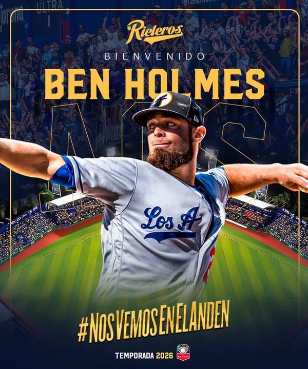 Experiencia y brazo zurdo: Ben Holmes se une a Rieleros