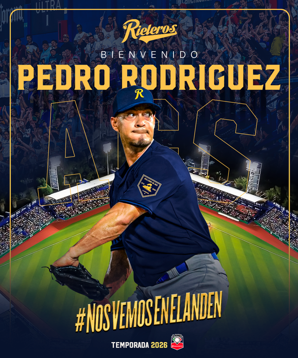 Pedro Rodríguez, nuevo refuerzo para el bullpen hidrocálido
